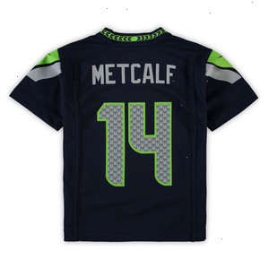 DK Metcalf Seattle Seahawks Nike Preschool Game Jersey - Navy