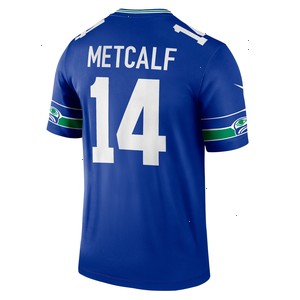 DK Metcalf Seattle Seahawks Nike Throwback Legend Player Jersey - Royal