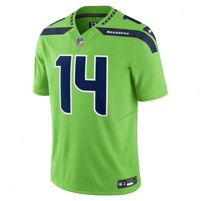 DK Metcalf Seattle Seahawks Nike Vapor F.U.S.E. Limited Jersey - Neon Green