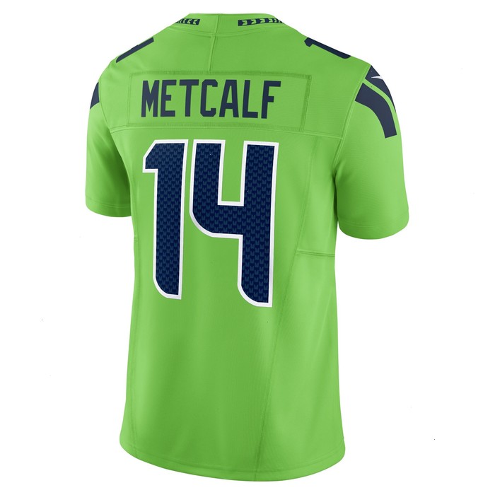 DK Metcalf Seattle Seahawks Nike Vapor F.U.S.E. Limited Jersey - Neon Green