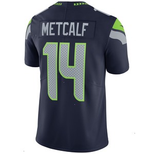 DK Metcalf Seattle Seahawks Nike Vapor Limited Jersey - College Navy