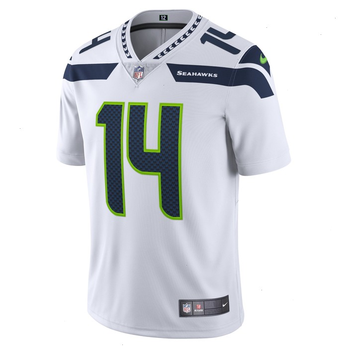 DK Metcalf Seattle Seahawks Nike Vapor Limited Jersey - White