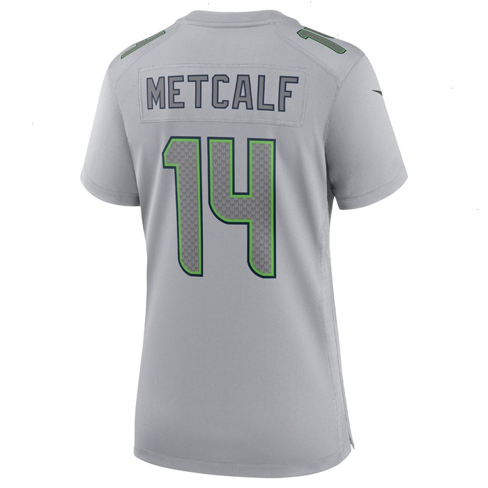 DK Metcalf Seattle Seahawks Nike Women's Atmosphere Fashion Game Jersey - Gray