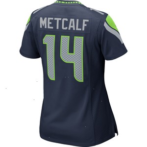 DK Metcalf Seattle Seahawks Nike Women's Game Jersey - College Navy