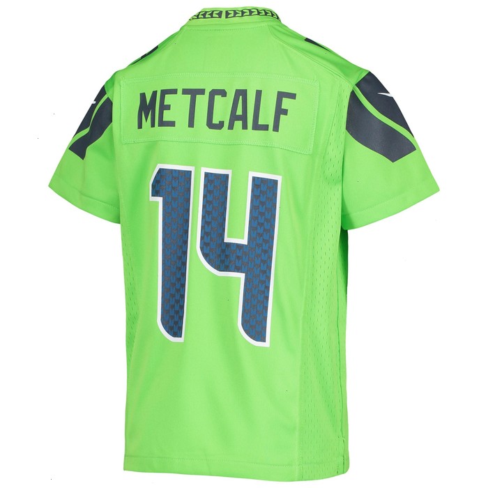 DK Metcalf Seattle Seahawks Nike Youth Game Jersey - Neon Green