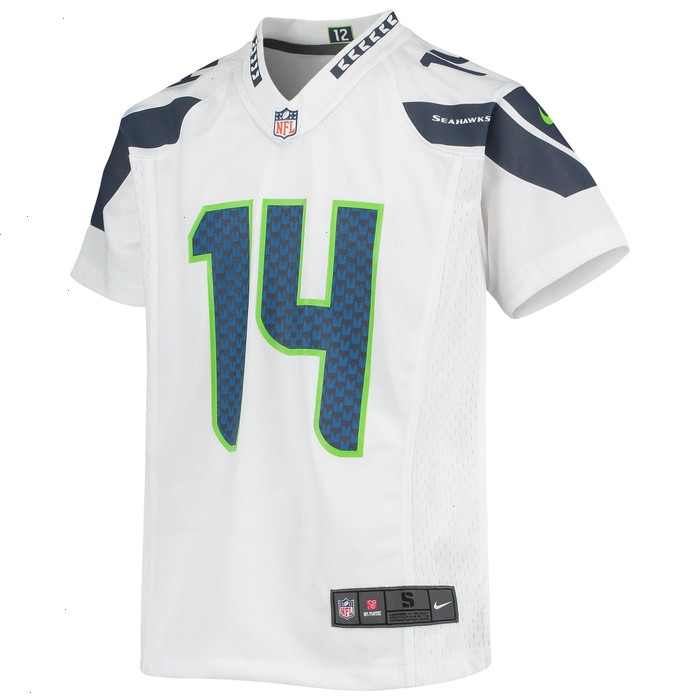 DK Metcalf Seattle Seahawks Nike Youth Game Jersey - White