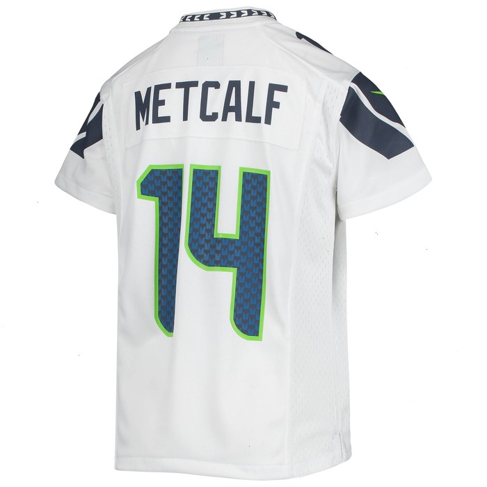 DK Metcalf Seattle Seahawks Nike Youth Game Jersey - White