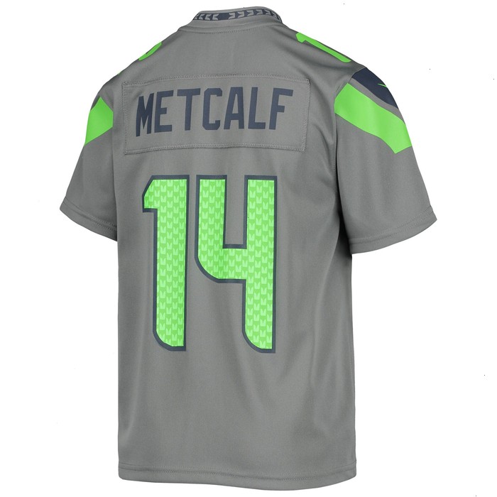 DK Metcalf Seattle Seahawks Nike Youth Inverted Team Game Jersey - Gray