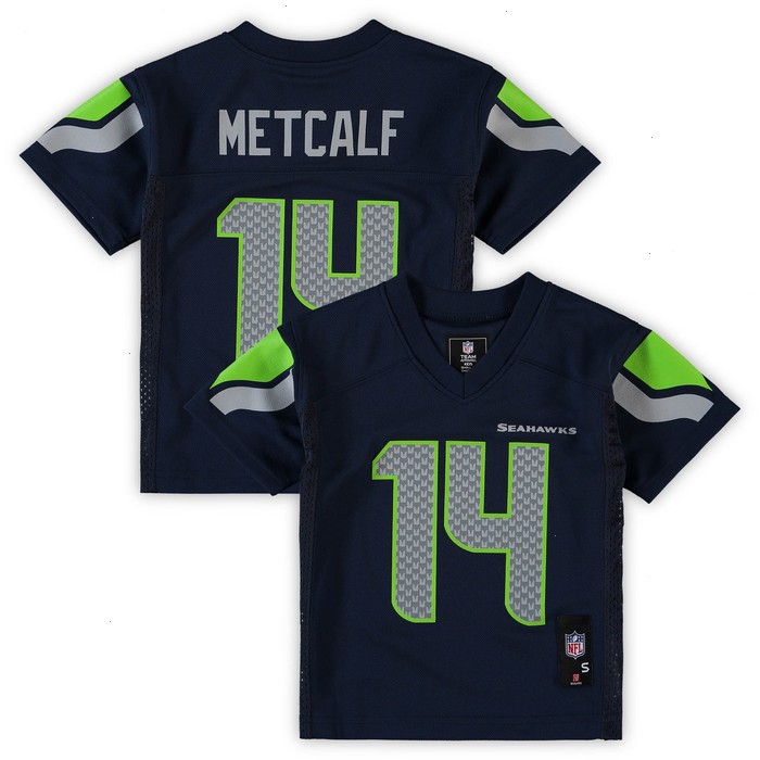 DK Metcalf Seattle Seahawks Preschool Replica Player Jersey - Navy