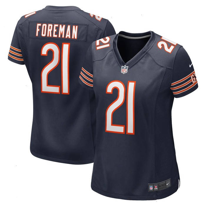 D'Onta Foreman Chicago Bears Nike Women's Game Jersey - Navy