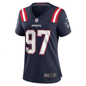 DaMarcus Mitchell New England Patriots Nike Women's Game Player Jersey - Navy