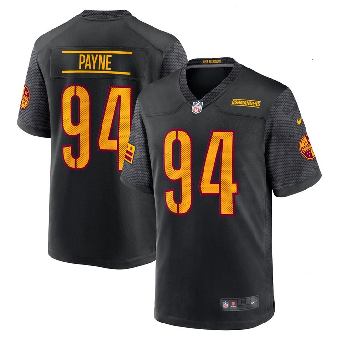 Da'Ron Payne Washington Commanders Nike Alternate Game Jersey - Black