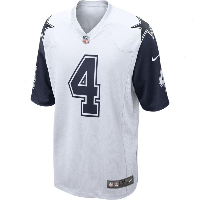 Dak Prescott Dallas Cowboys Nike Alternate Game Jersey - White