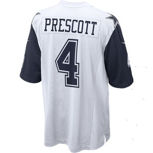 Dak Prescott Dallas Cowboys Nike Alternate Game Jersey - White