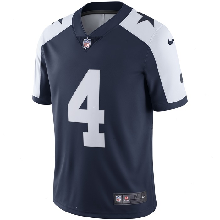 Dak Prescott Dallas Cowboys Nike Alternate Vapor Limited Jersey - Navy