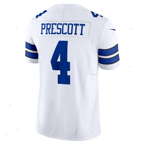 Dak Prescott Dallas Cowboys Nike Vapor F.U.S.E. Limited Jersey - White V1