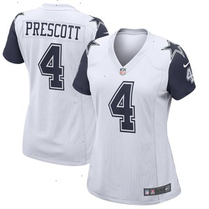 Dak Prescott Dallas Cowboys Nike Women's Alternate Game Jersey - White