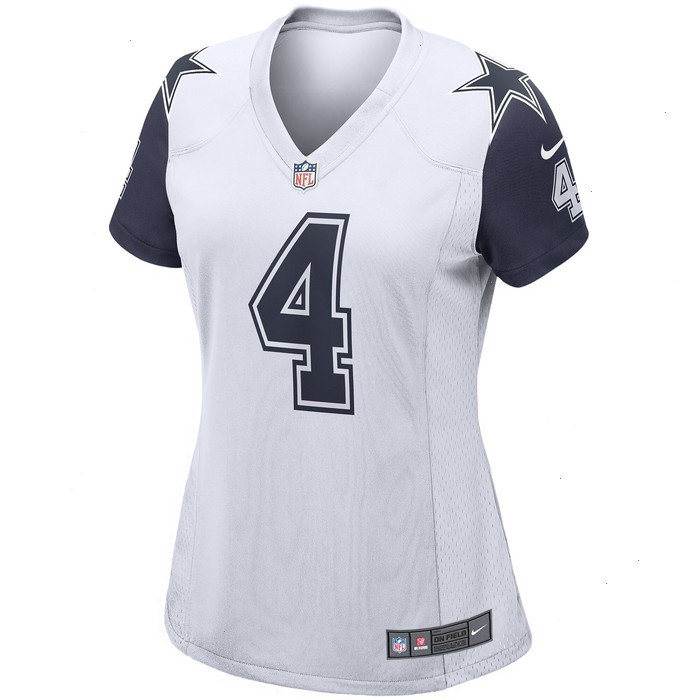 Dak Prescott Dallas Cowboys Nike Women's Alternate Game Jersey - White