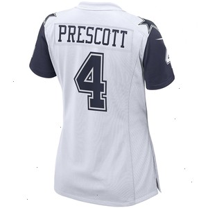 Dak Prescott Dallas Cowboys Nike Women's Alternate Game Jersey - White