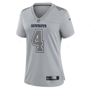 Dak Prescott Dallas Cowboys Nike Women's Atmosphere Fashion Game Jersey - Gray