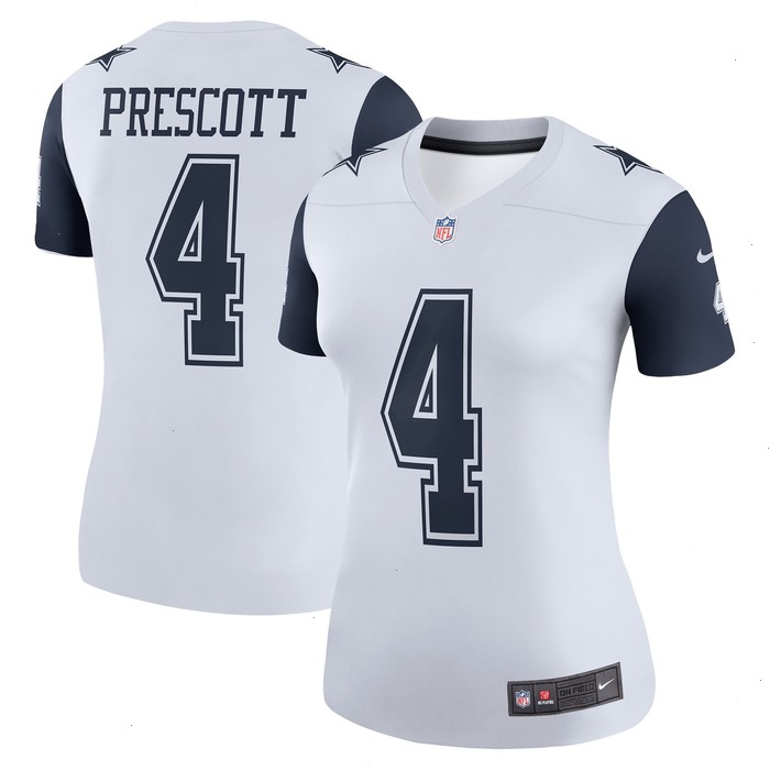 Dak Prescott Dallas Cowboys Nike Women's Color Rush Legend Player Jersey - White