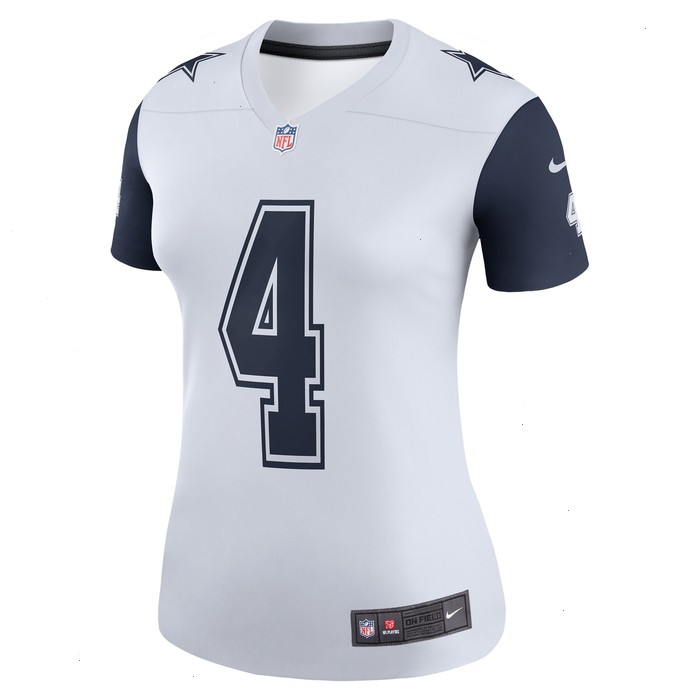 Dak Prescott Dallas Cowboys Nike Women's Color Rush Legend Player Jersey - White