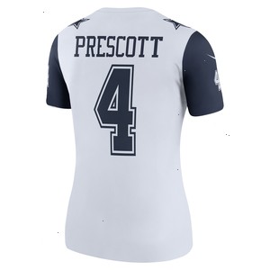 Dak Prescott Dallas Cowboys Nike Women's Color Rush Legend Player Jersey - White