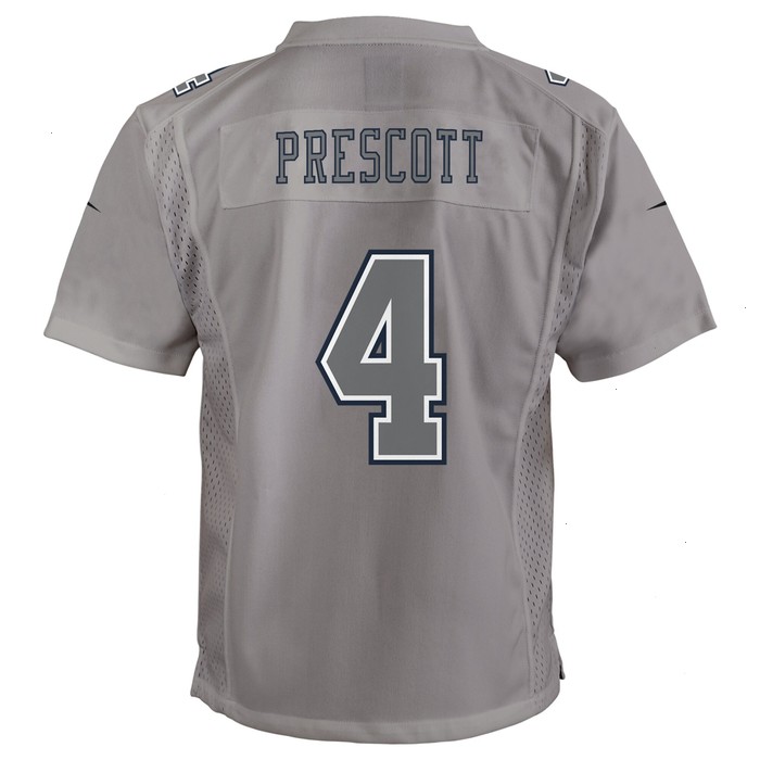 Dak Prescott Dallas Cowboys Nike Youth Atmosphere Game Jersey - Gray