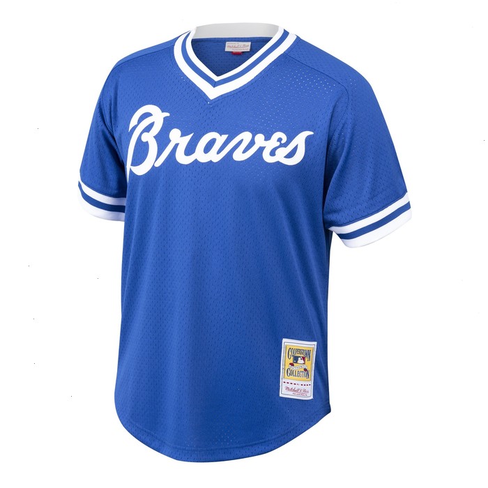 Dale Murphy Atlanta Braves Mitchell & Ness Youth Cooperstown Collection Mesh Batting Practice Jersey - Royal