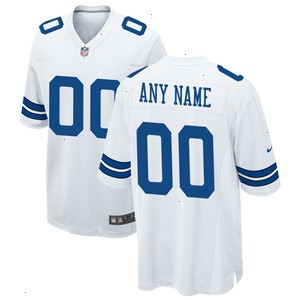 Dallas Cowboys Nike Custom Game Jersey - White