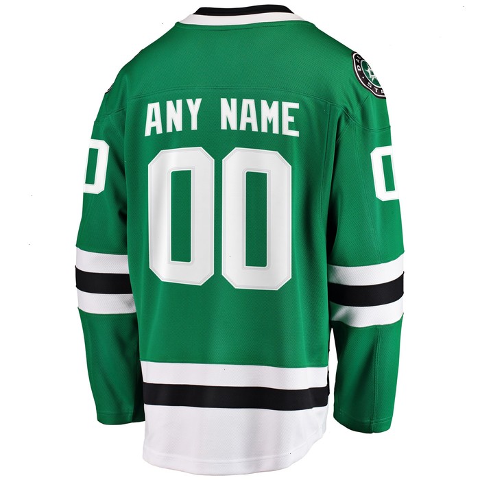 Dallas Stars Fanatics Branded Home Breakaway Custom Jersey - Green