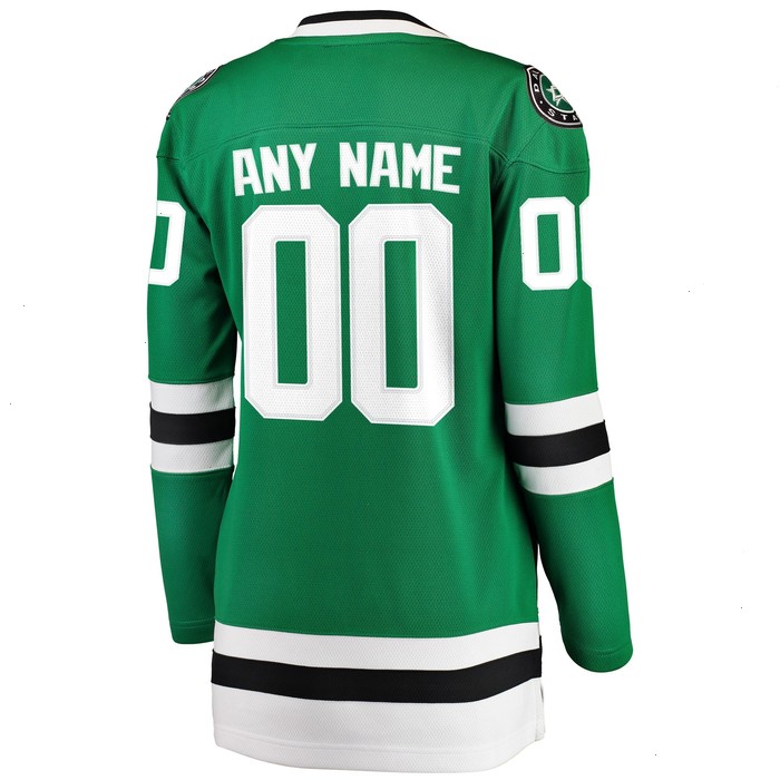 Dallas Stars Fanatics Branded Women's Home Breakaway Custom Jersey - Green