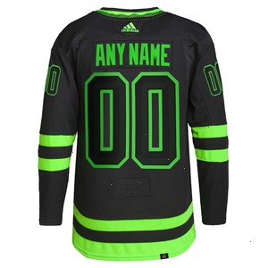 Dallas Stars adidas Alternate Primegreen Authentic Pro Custom Jersey - Black