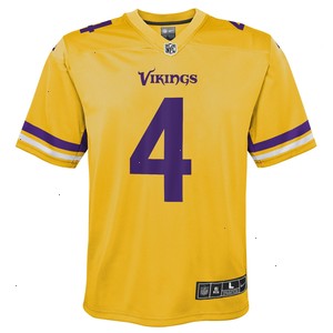 Dalvin Cook Minnesota Vikings Nike Youth Team Inverted Game Jersey - Gold