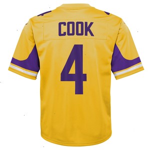 Dalvin Cook Minnesota Vikings Nike Youth Team Inverted Game Jersey - Gold