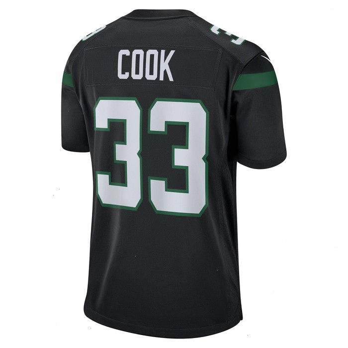 Dalvin Cook New York Jets Nike Alternate Game Player Jersey - Stealth Black