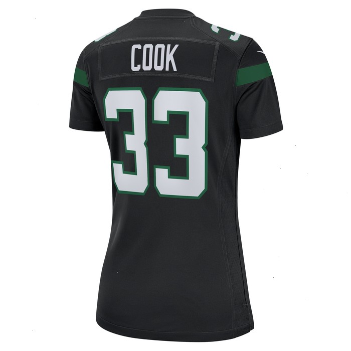 Dalvin Cook New York Jets Nike Women's Alternate Game Player Jersey - Stealth Black