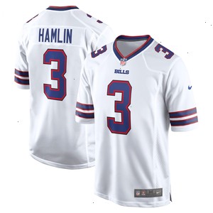 Damar Hamlin Buffalo Bills Nike Game Jersey - White