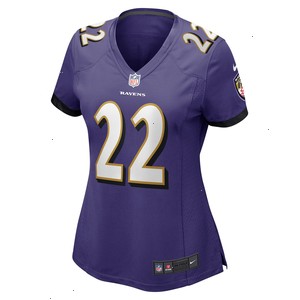 Damarion Williams Baltimore Ravens Nike Women's Player Game Jersey - Purple