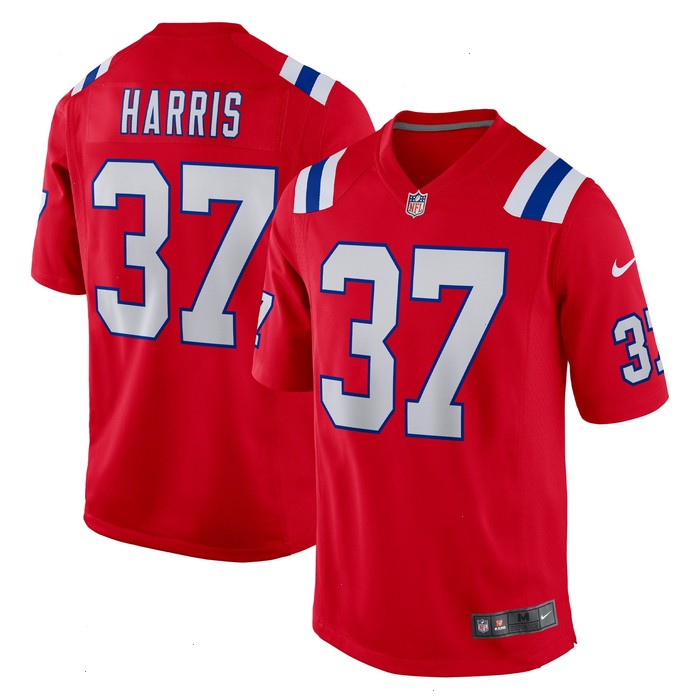 Damien Harris New England Patriots Nike Alternate Game Jersey - Red