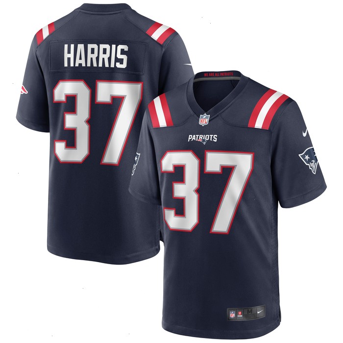 Damien Harris New England Patriots Nike Game Jersey - Navy