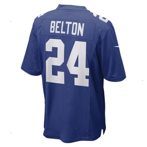 Dane Belton New York Giants Nike Game Player Jersey - Royal