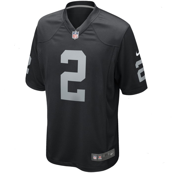 Daniel Carlson Las Vegas Raiders Nike Game Player Jersey - Black