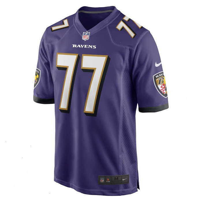 Daniel Faalele Baltimore Ravens Nike Player Game Jersey - Purple