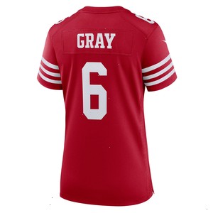 Danny Gray San Francisco 49ers Nike Women's Game Player Jersey - Scarlet