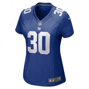 Darnay Holmes New York Giants Nike Women's Game Jersey - Royal