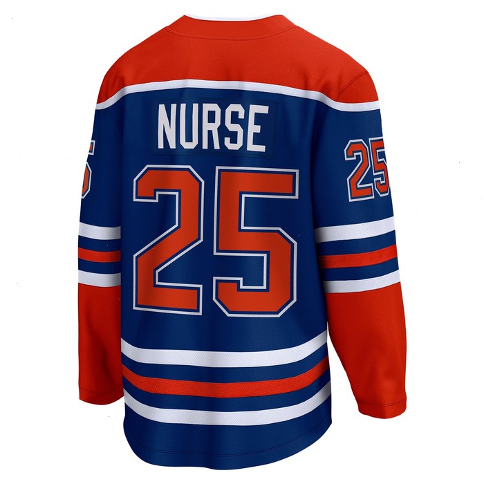 Darnell Nurse Edmonton Oilers Fanatics Branded Home Breakaway Player Jersey - Royal