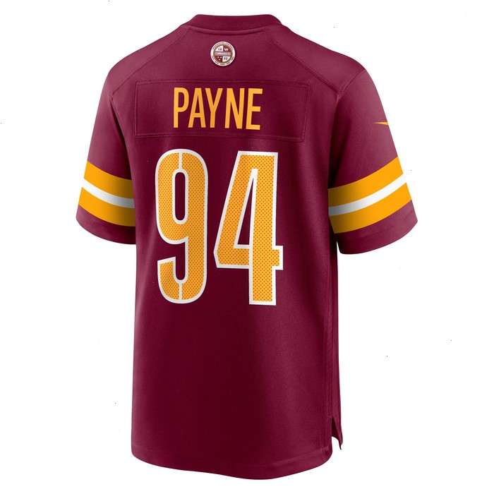 Daron Payne Washington Commanders Nike Player Game Jersey - Burgundy