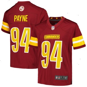 Daron Payne Washington Commanders Nike Youth Game Jersey - Burgundy