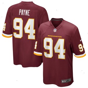 Daron Payne Washington Football Team Nike Game Player Jersey - Burgundy